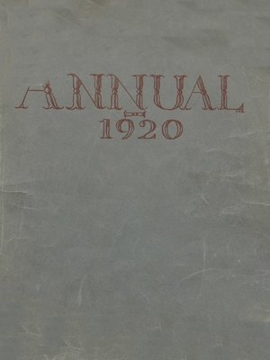 cover image of Beaver Area High School - Annual - 1920